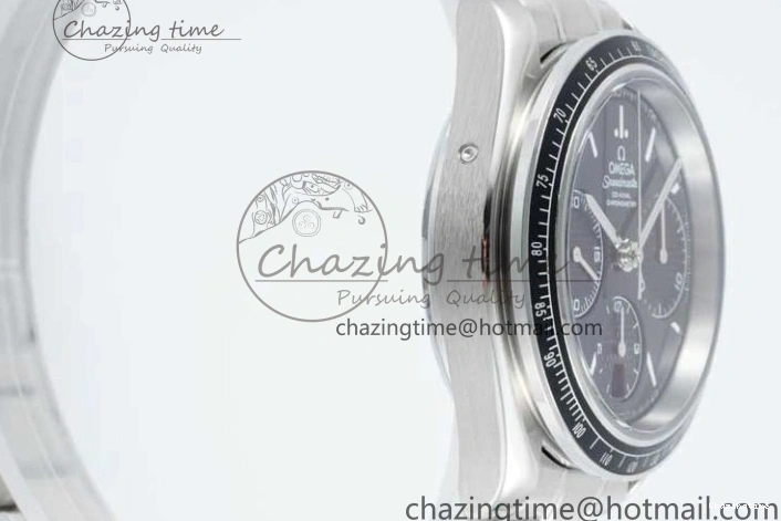 0405 Speedmaster Racing Master SS HKF Best Edition Black Dial on SS Bracelet A Versatile 7810